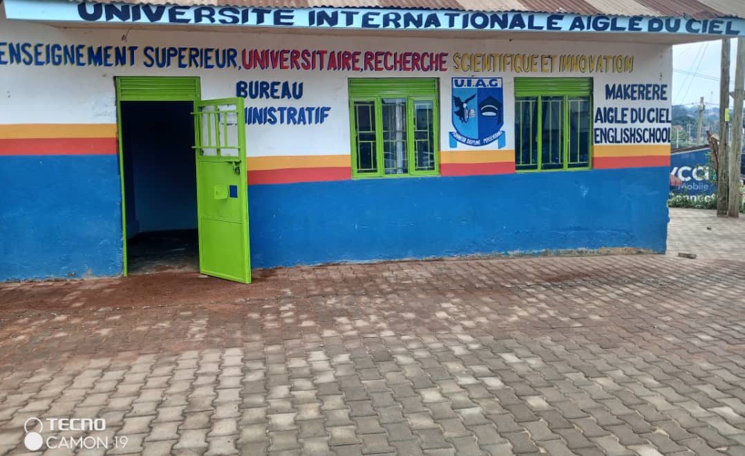Main building of Eagle of Heaven International University in Kampala